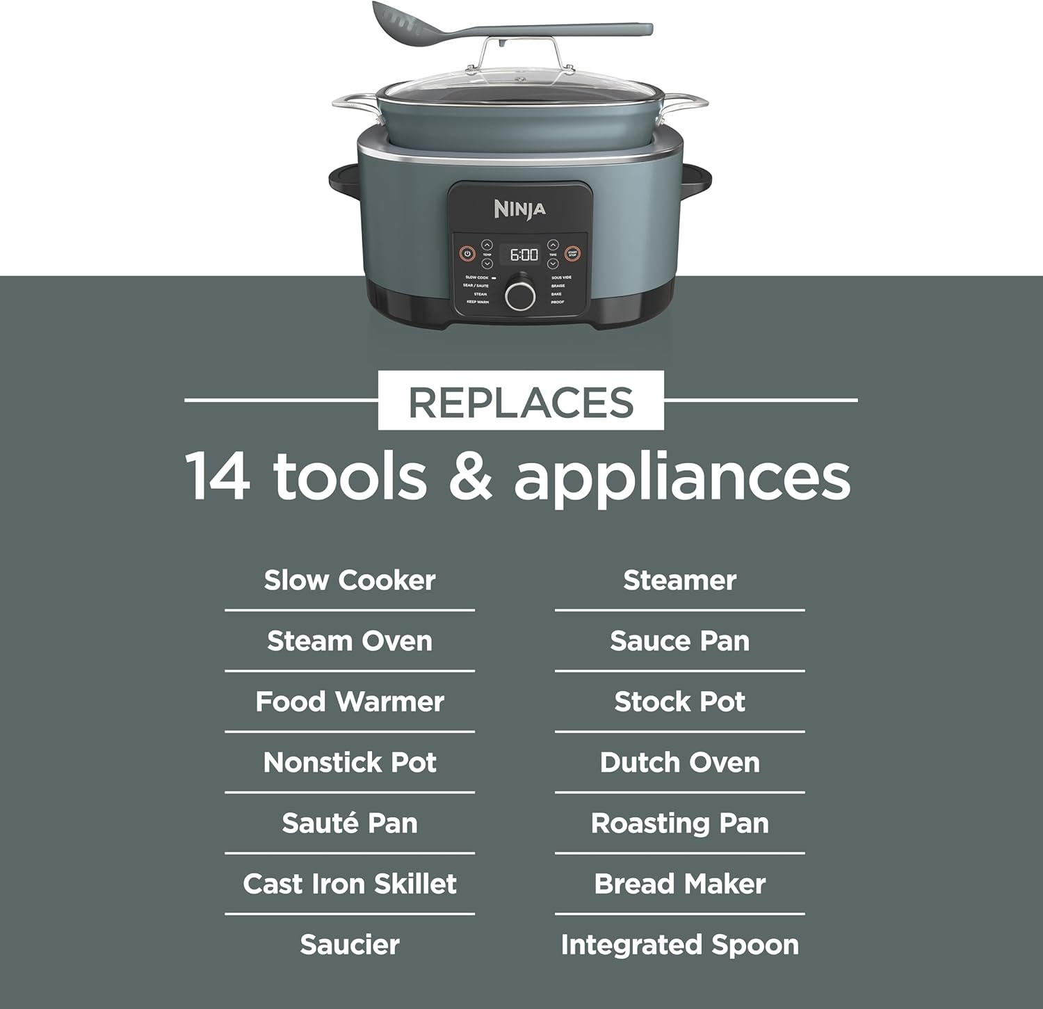 Olla Multicooker 14 en 1 de 8,5 Qt con Triple Calor