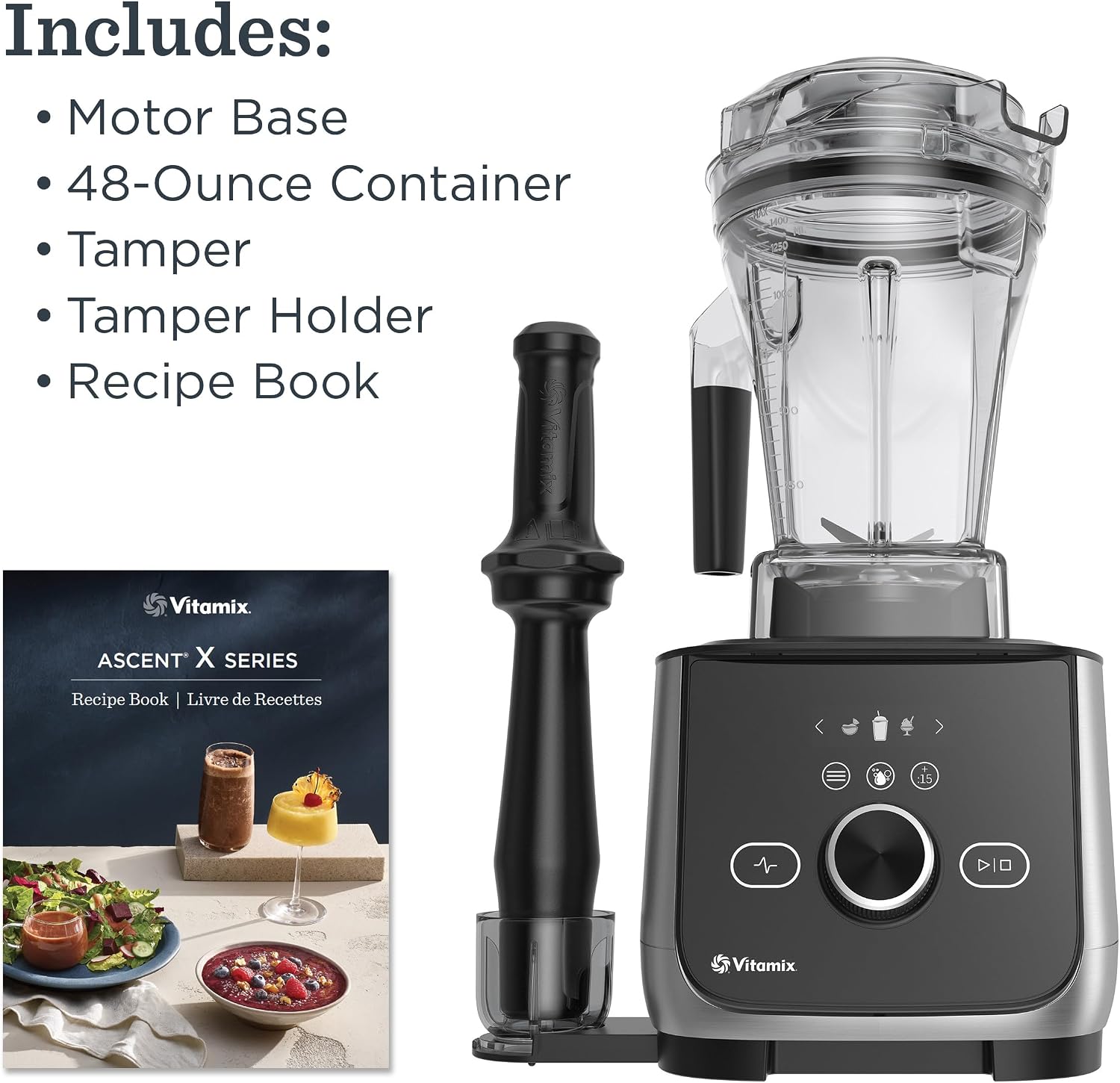 Batidora De Vaso Profesional Ascent X4 Con 5 Programas