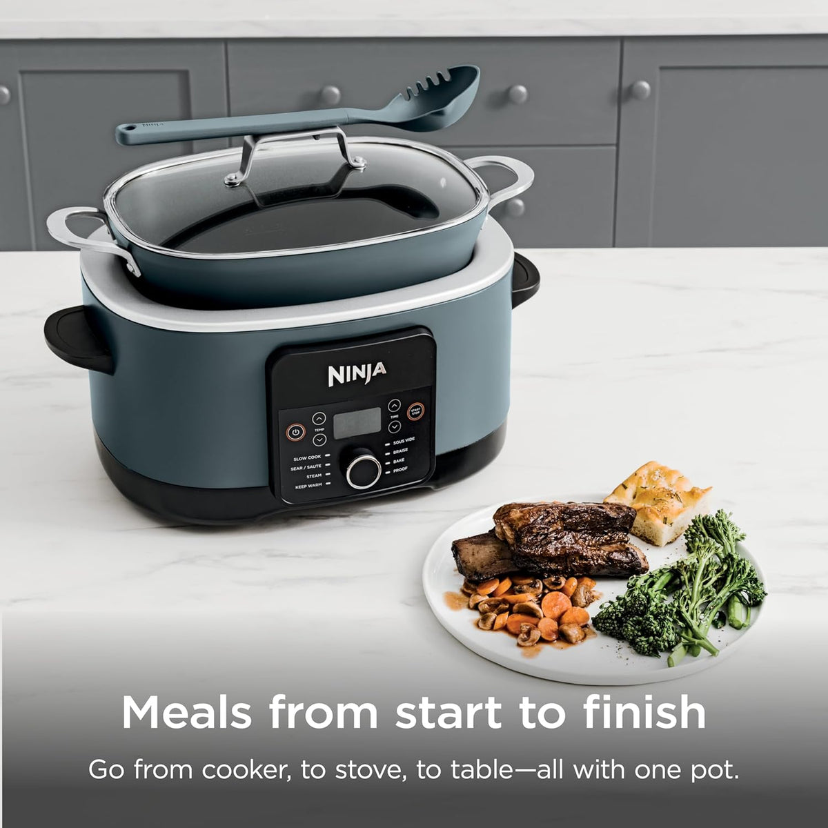 Olla Multicooker 14 en 1 de 8,5 Qt con Triple Calor