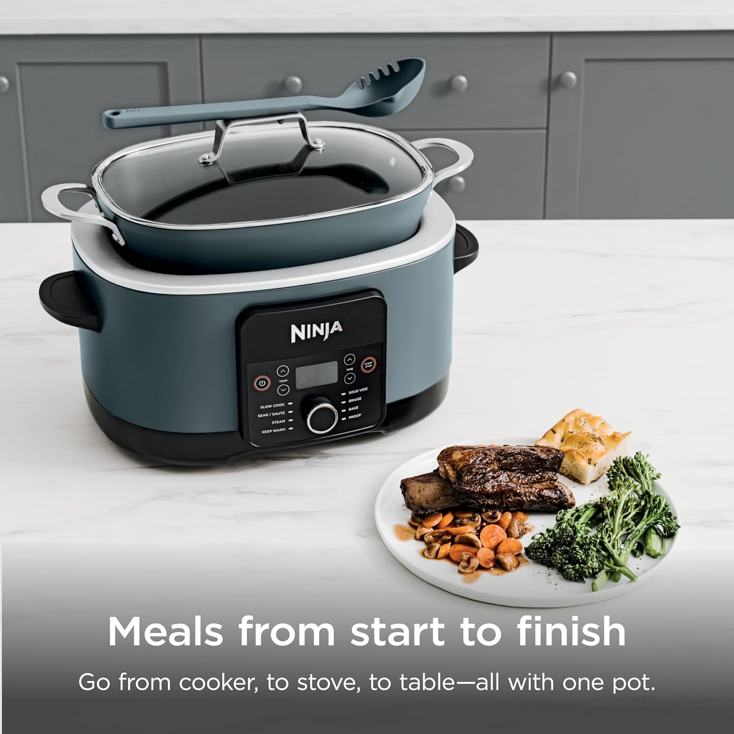 Olla Multicooker 14 en 1 de 8,5 Qt con Triple Calor